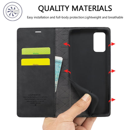 LC.IMEEKE Strong Magnetism Ultra-thin Horizontal Flip Shockproof Matte TPU + PU Leather Case with Holder & Card Slots & Wallet, For Samsung Galaxy S20, For Samsung Galaxy S20+, For Samsung Galaxy S20 Ultra, For Samsung Galaxy S20 FE
