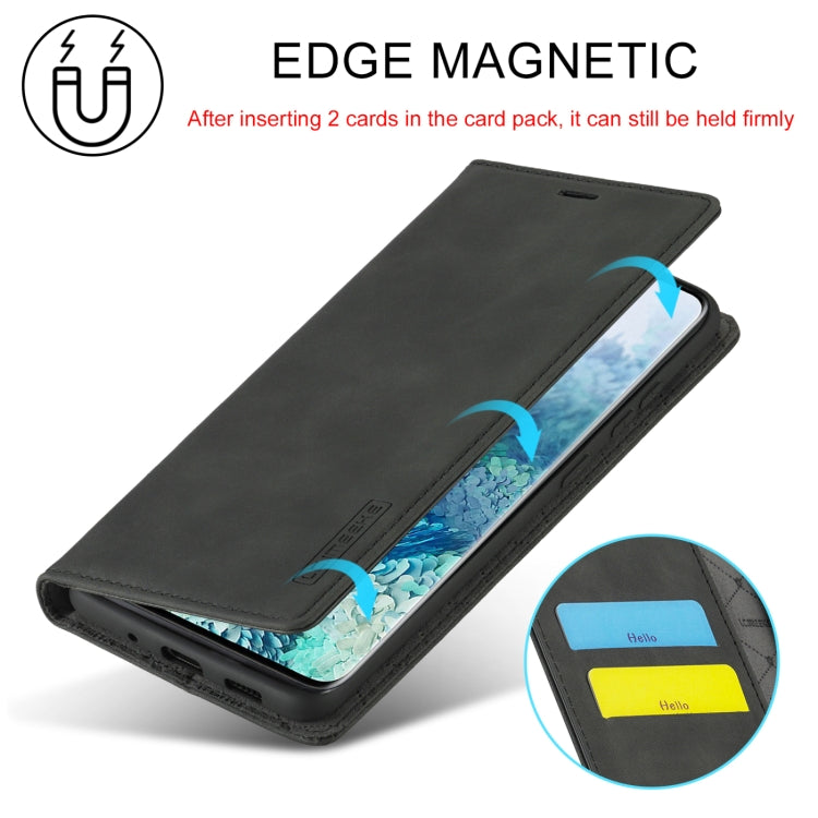 LC.IMEEKE Strong Magnetism Ultra-thin Horizontal Flip Shockproof Matte TPU + PU Leather Case with Holder & Card Slots & Wallet, For Samsung Galaxy S20, For Samsung Galaxy S20+, For Samsung Galaxy S20 Ultra, For Samsung Galaxy S20 FE