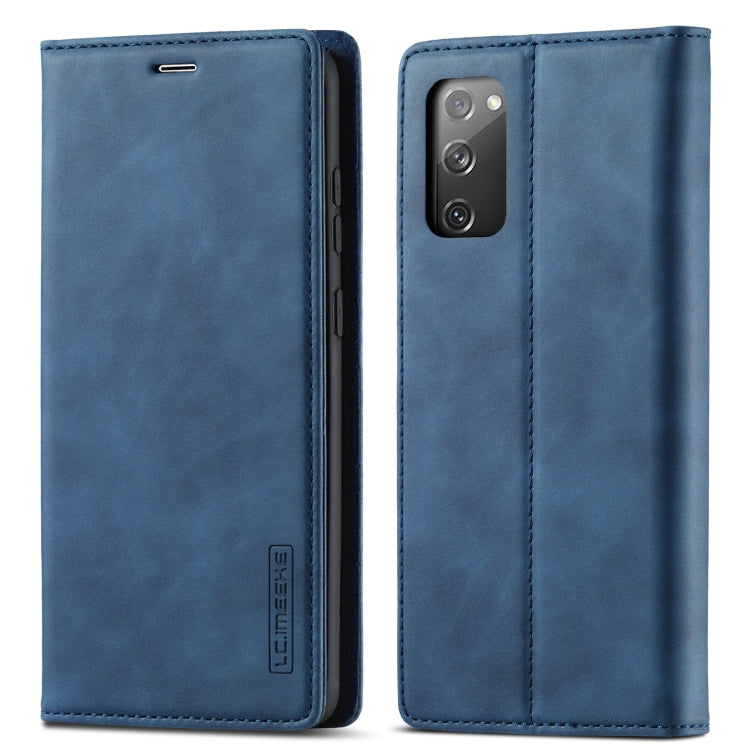LC.IMEEKE Strong Magnetism Ultra-thin Horizontal Flip Shockproof Matte TPU + PU Leather Case with Holder & Card Slots & Wallet, For Samsung Galaxy S20, For Samsung Galaxy S20+, For Samsung Galaxy S20 Ultra, For Samsung Galaxy S20 FE