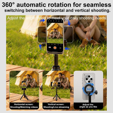 Mini Magnetic Phone Tripod Extendable Selfie Stick Phone Holder