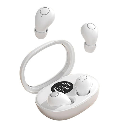 SK32 Digital Display Sleep Noise Reduction Ultra-Mini In-Ear Bluetooth Earphones, SK32