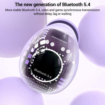 SK32 Digital Display Sleep Noise Reduction Ultra-Mini In-Ear Bluetooth Earphones, SK32
