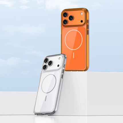 Translucent PC Magnetic Shockproof Phone Case, For iPhone 17 Pro Max, For iPhone 17 Pro