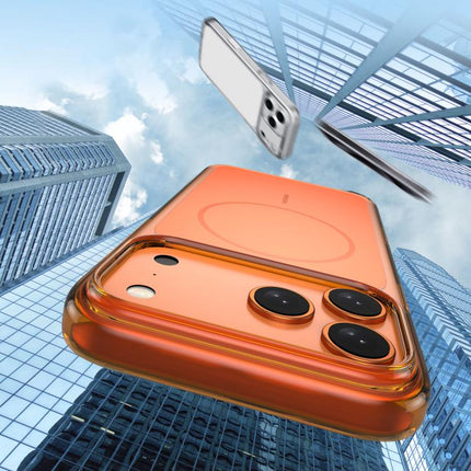 Translucent PC Magnetic Shockproof Phone Case, For iPhone 17 Pro Max, For iPhone 17 Pro