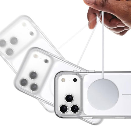 Translucent PC Magnetic Shockproof Phone Case, For iPhone 17 Pro Max, For iPhone 17 Pro