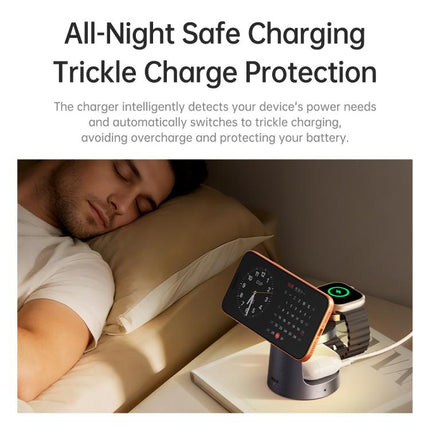 ROCK W56 3-in-1 Magnetic Wireless Charger with Qi2.2 25W, W56