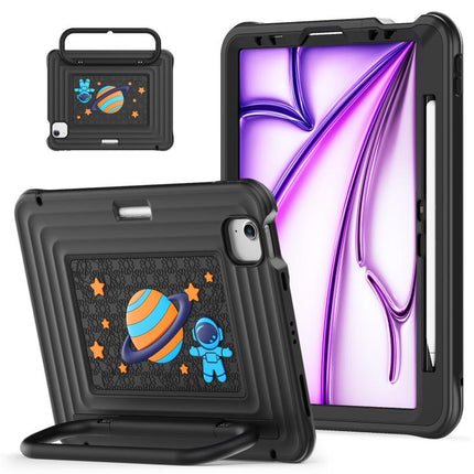 Handle Holder Silicone Hybrid PC Tablet Case with Shoulder Strap, For iPad Air 11 2026 / 2025 / 2024, For iPad 2025 / 2022, For iPad mini 2024 / mini 6