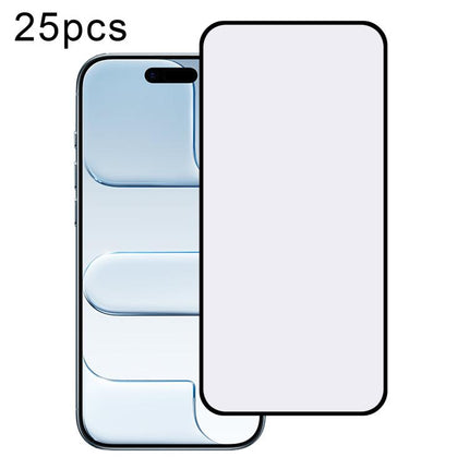 25pcs High Aluminum 380 Glue Silk Screen Printed Tempered Glass Film, For iPhone 17 Pro Max, For iPhone 17 Pro, For iPhone 17 / 16 Pro, For iPhone Air, For iPhone 16 Pro Max, For iPhone 16 Plus / 15 Plus, For iPhone 16 / 15, For iPhone 15 Pro Max      ...