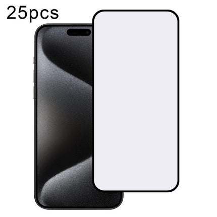 25pcs High Aluminum 380 Glue Silk Screen Printed Tempered Glass Film, For iPhone 17 Pro Max, For iPhone 17 Pro, For iPhone 17 / 16 Pro, For iPhone Air, For iPhone 16 Pro Max, For iPhone 16 Plus / 15 Plus, For iPhone 16 / 15, For iPhone 15 Pro Max      ...