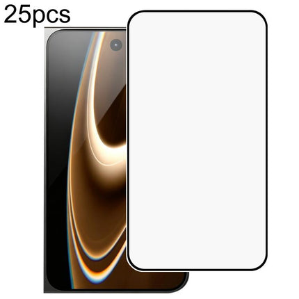 25pcs High Aluminum 380 Glue Silk Screen Printed Tempered Glass Film, For iPhone Fold, For iPhone 18, For iPhone 18 Pro, For iPhone 18 Pro Max, For iPhone 17 Pro Max, For iPhone 17 Pro, For iPhone 17 / 16 Pro, For iPhone Air, For iPhone 16 Pro Max     ...