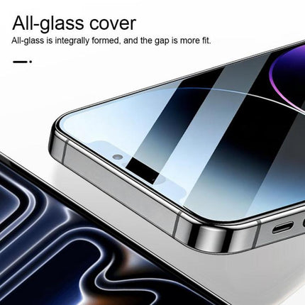 25pcs High Aluminum 380 Glue Silk Screen Printed Tempered Glass Film, For iPhone Fold, For iPhone 18, For iPhone 18 Pro, For iPhone 18 Pro Max, For iPhone 17 Pro Max, For iPhone 17 Pro, For iPhone 17 / 16 Pro, For iPhone Air, For iPhone 16 Pro Max     ...