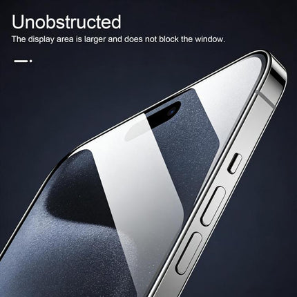 25pcs High Aluminum 380 Glue Silk Screen Printed Tempered Glass Film, For iPhone Fold, For iPhone 18, For iPhone 18 Pro, For iPhone 18 Pro Max, For iPhone 17 Pro Max, For iPhone 17 Pro, For iPhone 17 / 16 Pro, For iPhone Air, For iPhone 16 Pro Max     ...