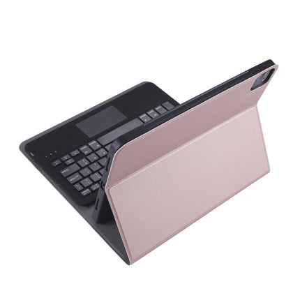 A098B-A Detachable ABS Ultra-thin Bluetooth Keyboard + TPU Protective Case for iPad Air 11 2024 / 2025 / Air 4 10.9 inch 2020, with Stand & Pen Slot & Touch, A098B-A