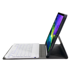 A098BS Detachable Ultra-thin Backlight Bluetooth Keyboard Protective Case for iPad Air 11 2024 / 2025 / Air 4 10.9 inch 2020, with Stand & Pen Slot, A098BS