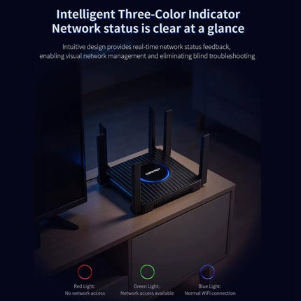 COMFAST CF-WR673BE WiFi 7 Gigabit Dual-Band 2700M Gaming Wireless Router, AU Plug, EU Plug, US Plug