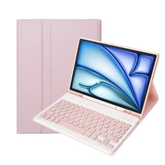 For iPad Air 11 2024/Air 4 2020/Air 5 2022 A098B Detachable ABS Ultra-thin Candy Colors Bluetooth Keyboard Protective Case with Stand & Pen Slot, A098B