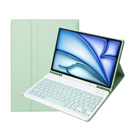Funda protectora con teclado Bluetooth, ultrafina, desmontable, ABS, con soporte y ranura para lápiz, para iPad Air 11 2024/Air 4 2020/Air 5 2022 A098B