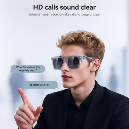 Yesido IO41 Smart Bluetooth-Compatible Glasses, IP54 Waterproof, HD Call, Open-Ear Audio Comfort, IO41