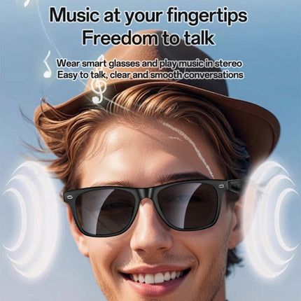 Yesido IO38 Smart Audio Glasses, Bluetooth-Compatible 5.0 Sunglasses with Hi-Fi Sound, Hands-Free Calling, Magnetic Charging & Long Battery Life, IO38