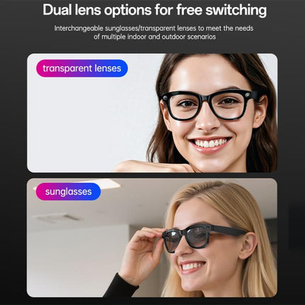 Yesido IO42  IP67 Waterproof Smart AI Glasses with HD Camera, Multi Language Support, Dual Mic Noise Cancellation, Ergonomic, IO42