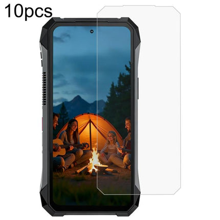 10pcs 0.3mm High Aluminum Tempered Glass Film, For Unihertz 8849 Tank 5, For Unihertz 8849 Tank X