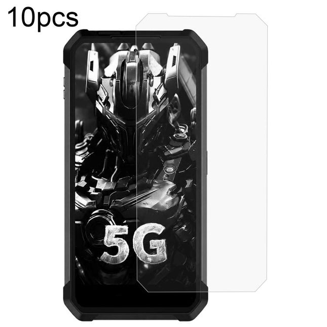 10pcs 0.3mm High Aluminum Tempered Glass Film, For Unihertz 8849 Tank 5, For Unihertz 8849 Tank X