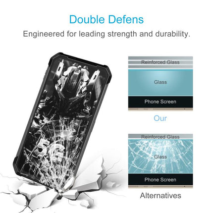 50pcs 0.3mm High Aluminum Tempered Glass Film, For Unihertz 8849 Tank 5, For Unihertz 8849 Tank X