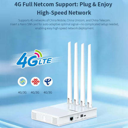 COMFAST CF-E11 Portable 4G SIM to Ethernet / WiFi Router, CF-E11