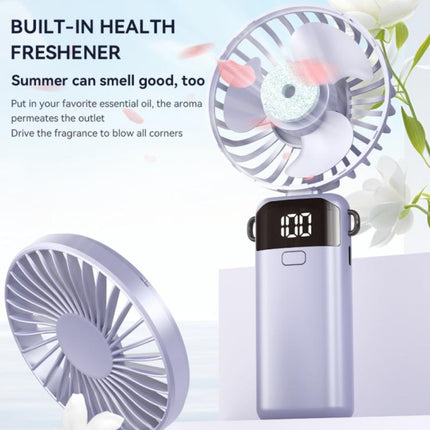 S1 Ice Feel Foldable Handheld Fan with LED Display