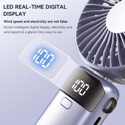 S1 Ice Feel Foldable Handheld Fan with LED Display