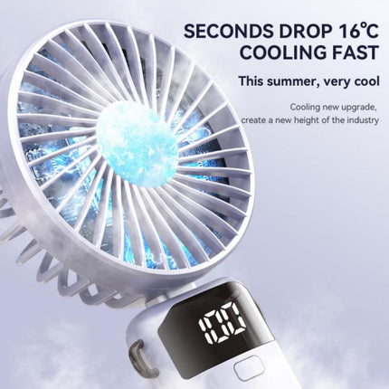 S1 Ice Feel Foldable Handheld Fan with LED Display