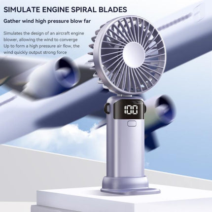 S1 Ice Feel Foldable Handheld Fan with LED Display