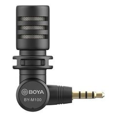 BOYA BY-M110 3.5mm Interface Mini Omnidirectional Condenser Microphone, BY-M110