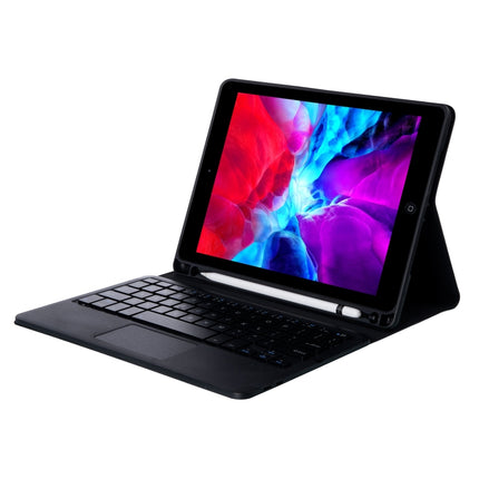 T098B-A Funda protectora con teclado Bluetooth desmontable de TPU con textura de piel prensada en colores caramelo para iPad Air 4 de 10,9 pulgadas (2020), con soporte, ranura para lápiz y función táctil, T098B-A