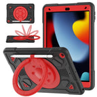 For iPad 10.2 2021 / 2020 / 2019 / Black Red