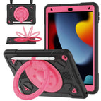For iPad 10.2 2021 / 2020 / 2019 / Black Rose Red