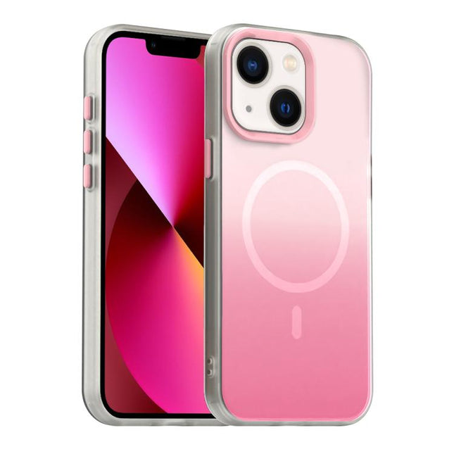 Candy Gradient Series 3 in 1 Hybrid Magnetic Phone Case, For iPhone 13