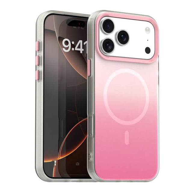 Candy Gradient Series 3 in 1 Hybrid Magnetic Phone Case, For iPhone 18 Pro, For iPhone 18 Pro Max, For iPhone 17 Pro Max, For iPhone 17 Pro