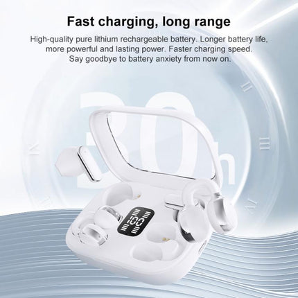 J-Q10 2 in 1 Clip-On and In-Ear Dual Earbuds ENC Noise Reduction True Wireless Bluetooth Earphones
