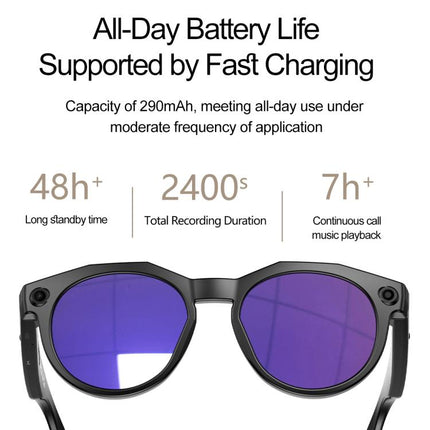 W611Pro Smart AI Glasses 8MP Camera, WIFI, AI Translation
