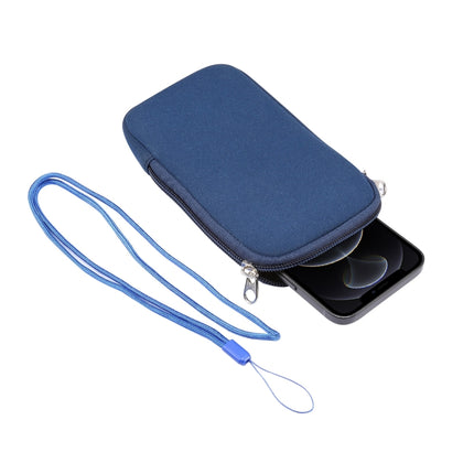 Estuche protector universal con cremallera y elasticidad, bolsa de almacenamiento con cordón para iPhone 12 mini/teléfonos inteligentes de 4,7 a 5,4 pulgadas, para iPhone 12 mini