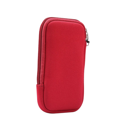Estuche protector universal con cremallera y elasticidad, bolsa de almacenamiento con cordón para iPhone 12/12 Pro/teléfonos inteligentes de 6,1 pulgadas, para iPhone 12/12 Pro