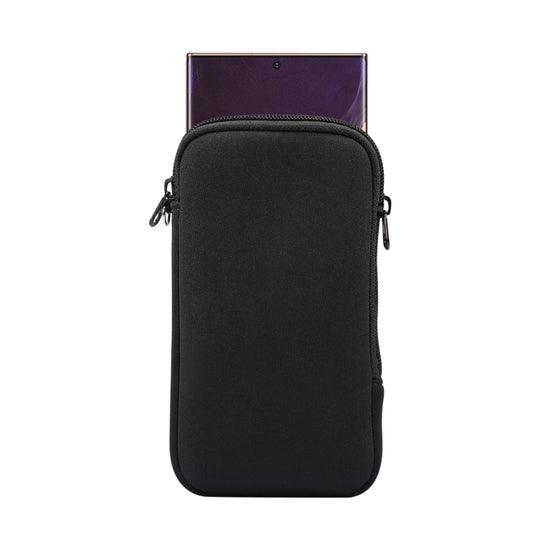 Estuche protector universal con cremallera y elasticidad, bolsa de almacenamiento con cordón para iPhone 12 Pro Max/teléfonos inteligentes de 6,7 a 6,9 pulgadas, para iPhone 12 Pro Max