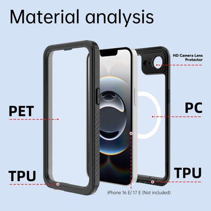 RedPepper Magnetic Waterproof Phone Case, For iPhone 17e / 16e