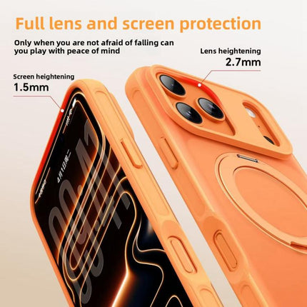 Alpha-style Rotating Bracket Magnetic Phone Case, For iPhone 17 Pro Max, For iPhone 17 Pro