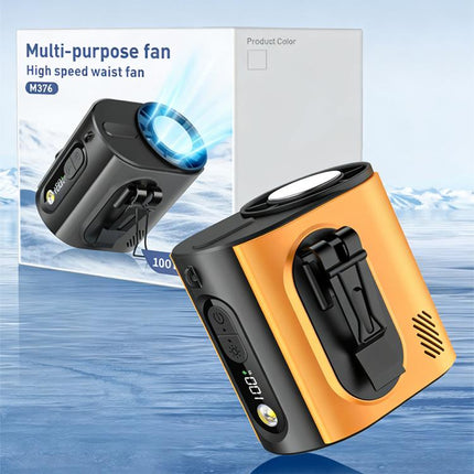 M376 Ice Compress Waist-Hung High Speed Mini Fan 3600mAh Battery