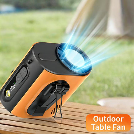 M376 Ice Compress Waist-Hung High Speed Mini Fan 3600mAh Battery