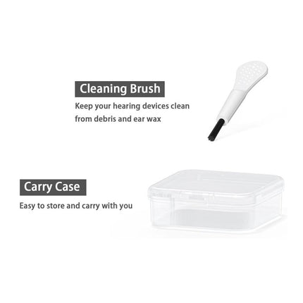 XDcase 10pcs Replacement Silicone Ear Tips Kit for Phonak Hearing Aids, S, M, L