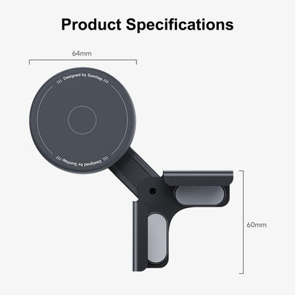 Snap-On Car Magnetic Phone Navigation Mount for New Energy Vehicle Display