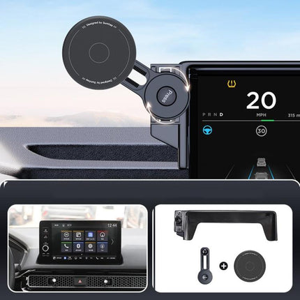 Car Screen Magnetic Phone Holder Mount with Extension Arm, For Honda 11th Gen Civic / Integra 2022-2025, For Honda XR-V 2023-2024 / Vezel 2023, For Honda ZR-V 2022-2023 / HR-V 2023, For Honda Accord 2018-2022 10.25 inch Screen                          ...